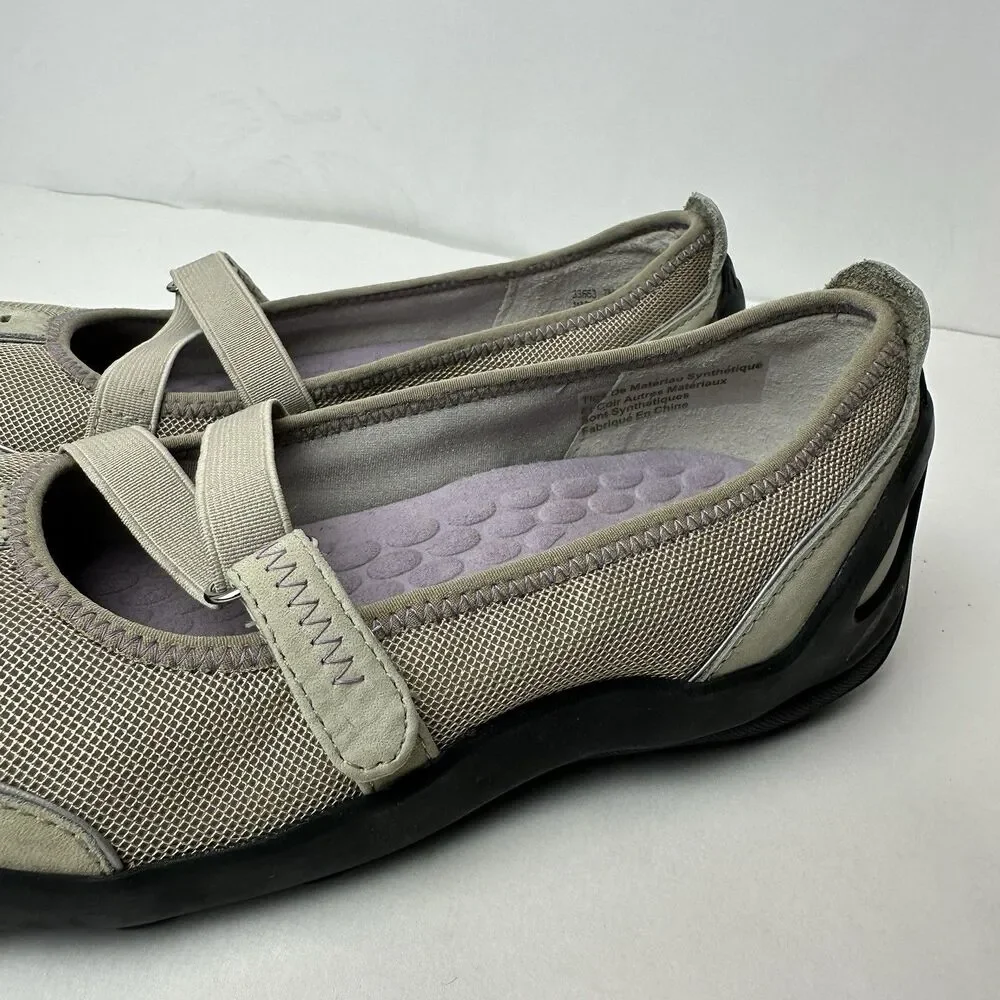 Clarks Privo Mary Jane Beige with  Rubber Sole Comfort Walking Shoe Sz: 7M - Picture 9 of 13